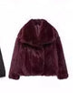 Winter Plush Coat Womens Clothing