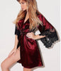 Women Lingerie Strap Transparent Lace Nightgown