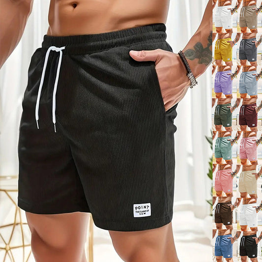 Lace-up Drawstring Shorts Mens Clothing