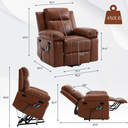 Large Size Electric Lift Recliner Sofa